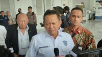 Ketua Ikatan Motor Indonesia (IMI) Pusat Bambang Soesatyo atau Bamsoet memastikan gelaran Formula E 2023 pada 3-4 Juni mendatang tak gunakan APBD DKI Jakarta. (Liputan6.com/Winda Nelfira)