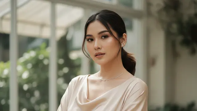 Model Atasan Wanita yang Cocok untuk Bahu Lebar (Foto: Gemini AI)