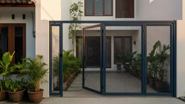 Model Pagar Rumah Lipat Modern Hemat Ruang