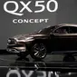 Roland Krueger, Presiden Infiniti, meluncurkan QX50 di ajang otomotif North American International Auto Show 2017 di Detroit, Amerika Serikat (AS), Senin (9/1/2017).