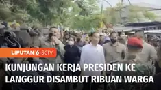 Presiden Jokowi menyerahkan BLT kepada warga di Kantor Pos Tual Maluku Tenggara usai meresmikan jembatan gantung wear fair di Langgur. Sementara Mensos Risma meninjau langsung pembagian BLT BBM di Kantor Pos Banda Aceh.