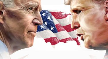 Ilustrasi Pilpres AS 2020