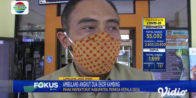 VIDEO : Ambulans Angkut Kambing, Pemkab Lumajang Periksa Kepala Desa Sukorejo