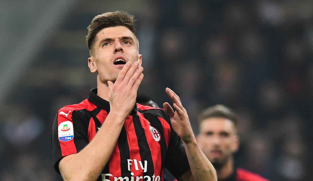 4. Krzysztof Piatek (AC Milan) - 19 gol (AFP/Miguel Medina)