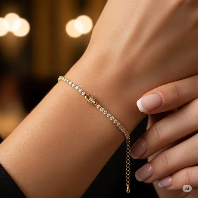 Diamond Bracelet Illusion Round