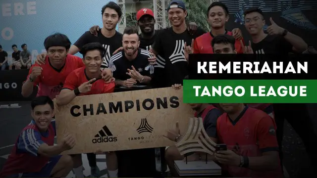 Turnamen Adidas Tango League diselenggarakan di The Space, Senayan City, Minggu (13/8/2017)
