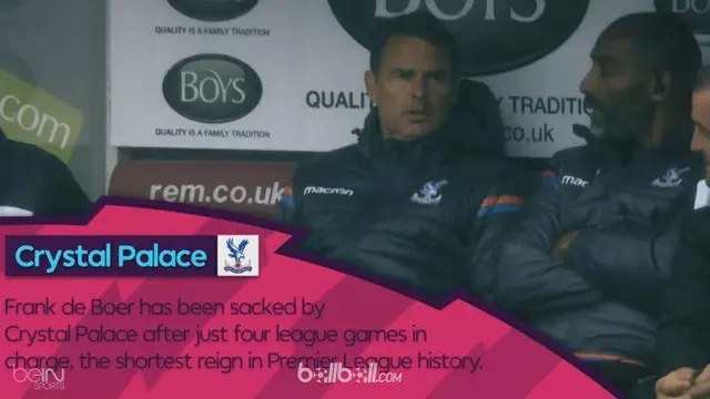 VIDEO: Momen Kegagalan Frank de Boer di Premier League 2017-2018