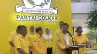 Ketua Umum Partai Golkar Airlangga Hartarto. (Delvira Hutabarat).