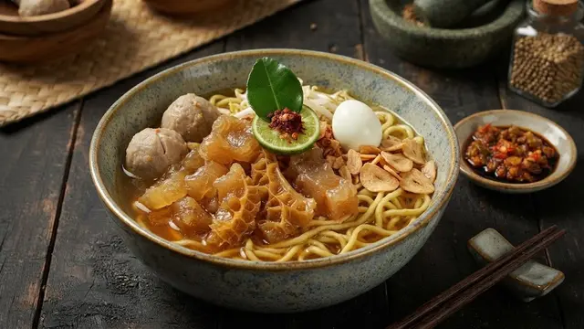 Resep Mie Kikil Pedas Kuah Gurih