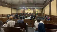 Suasana persidangan di Pengadilan Tidak Pidana Korupsi (Tipikor) Jakarta Selatan.