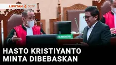 Terdakwa kasus suap dan perintangan penyidikan, Hasto Kristiyanto minta Majelis Hakim membebaskan dirinya. Hasto juga menyebut nama Joko Widodo dalam persidangan.