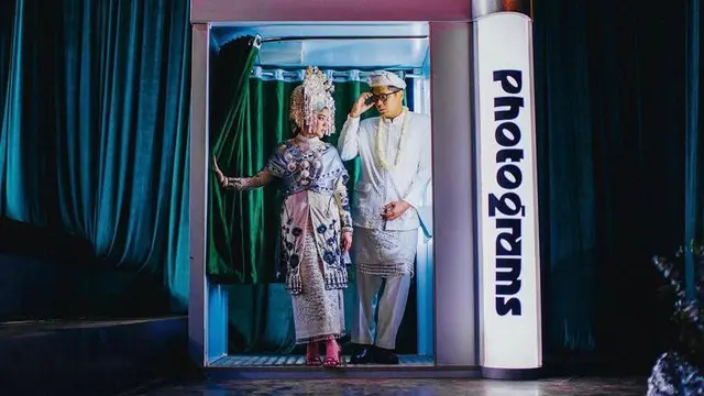 10 Detail Penampilan Sivia Azizah Menikah dengan Sentuhan Adat Minang, Hijab Turban Jadi Andalan