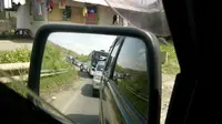 Jalur Tengah dan Selatan Macet hingga 5 KM