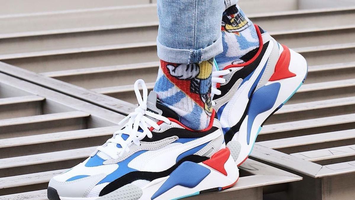 PUMA RS-X3, Sneakers Unisex Berwarna Bold dengan Desain Atletis ...