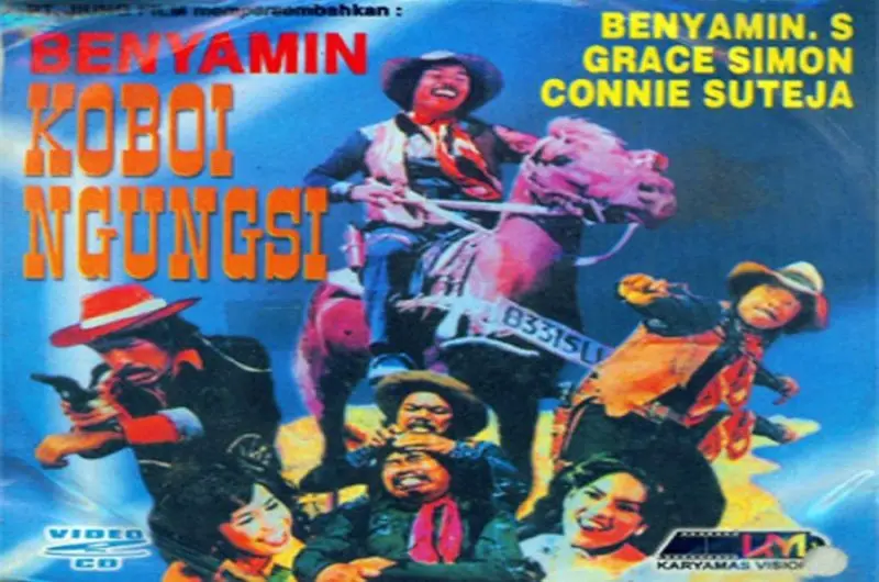 Benyamin Sueb dan Connie Sutedja di film Benyamin Koboi Ngungsi. foto: petra online