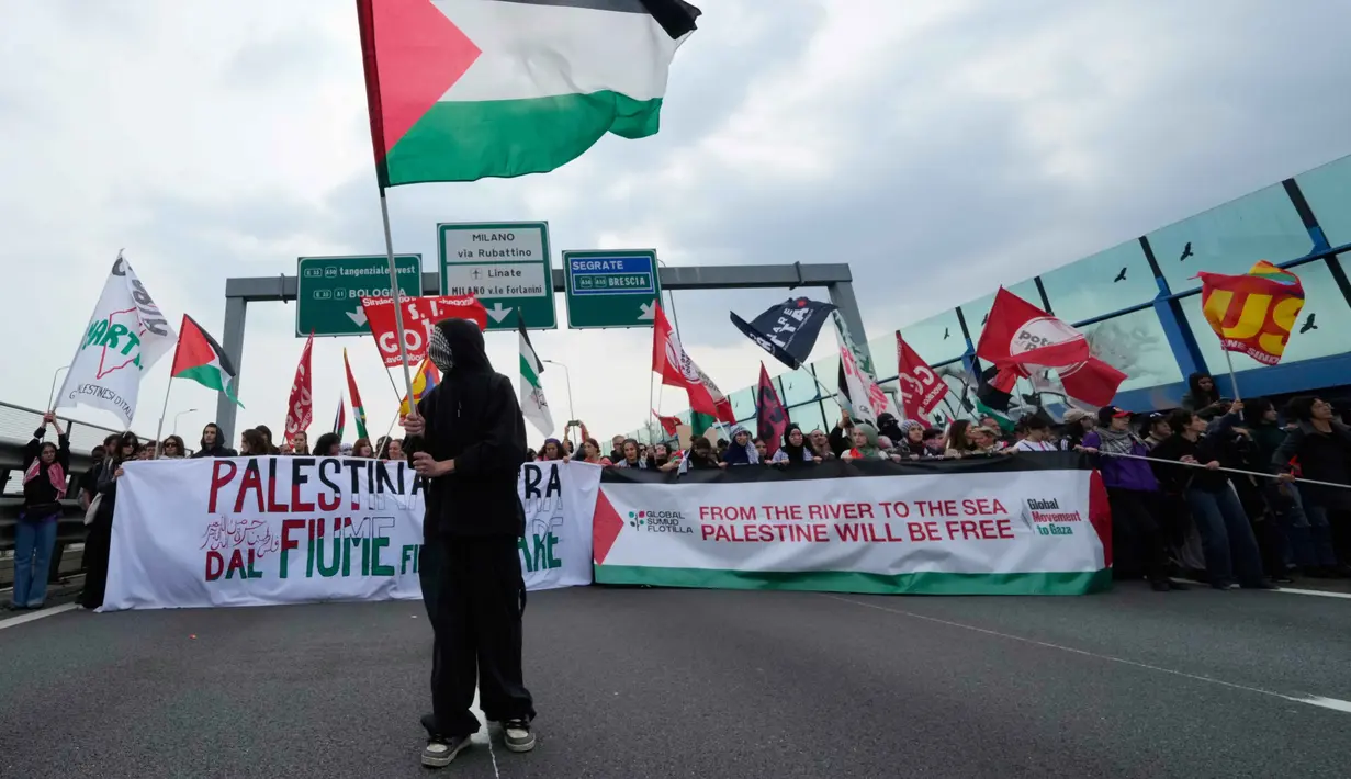 Seiring semakin banyaknya seruan untuk menghentikan krisis kemanusiaan besar-besaran di Gaza. Saat ini, pemimpin Italia menghadapi tekanan kuat untuk segera mengubah sikap sebagai pendukung lama Israel dalam konflik Gaza. (AP Photo/Luca Bruno)