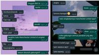 Chat Bilang ‘Sayang Kamu’ ke Pacar. (Sumber: Twitter/@jocularjee dan Twitter/@paiiapel)