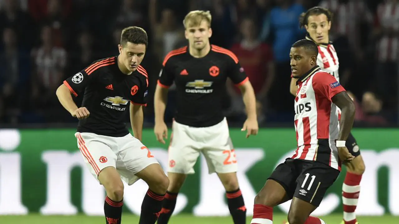 PSV Vs MU (Liputan6.com)