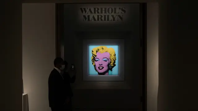 Lukisan Potret Marilyn Monroe karya Warhol
