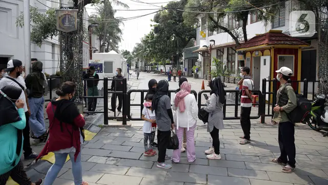 FOTO: Kesunyian Kawasan Kota Tua Saat Libur Lebaran