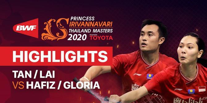 VIDEO: Kalahkan Malaysia, Hafiz Faizal / Gloria Widjaja Melaju ke Final Thailand Masters 2020