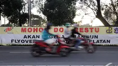 Pemerintah Provinsi DKI Jakarta akan membangun jalan layang (Flyover) di Kuningan selatan, Jakarta, Senin (12/1/2015). (Liputan6.com/Miftahul Hayat) 