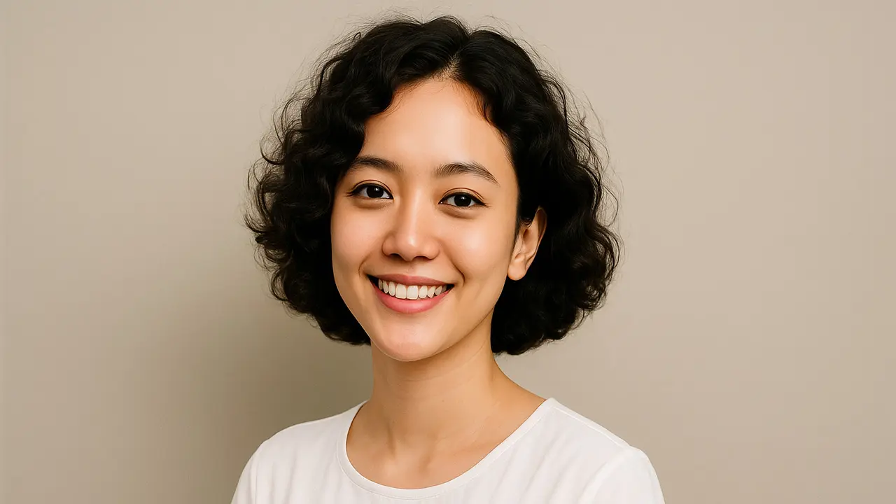 Model Rambut Curly Bob untuk Rambut Keriting/Ilustrasi gambar oleh AI