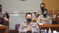 Fit and proper test calon Kapolri Komjen Listyo Sigit Prabowo (Foto: DPR)