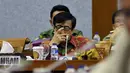 Menkumham Yasonna Laoly saat menghadiri rapat koordinasi (Rakor) dengan Badan Legislasi (Baleg) DPR RI di Nusantara I, Kompleks MPR/DPR, Senayan, Jakarta, Senin (25/1/2016). (Liputan6.com/Johan Tallo)