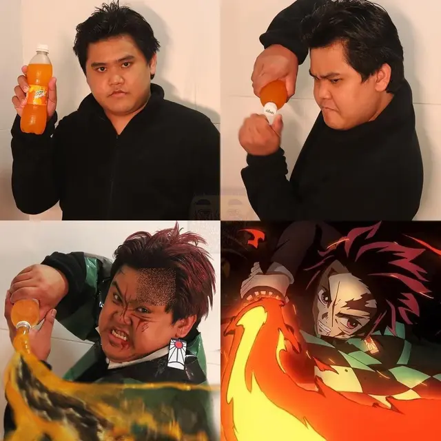 6 Cosplay Low Budget Jadi Tanjiro Kamado Demon Slayer Ini Kocak