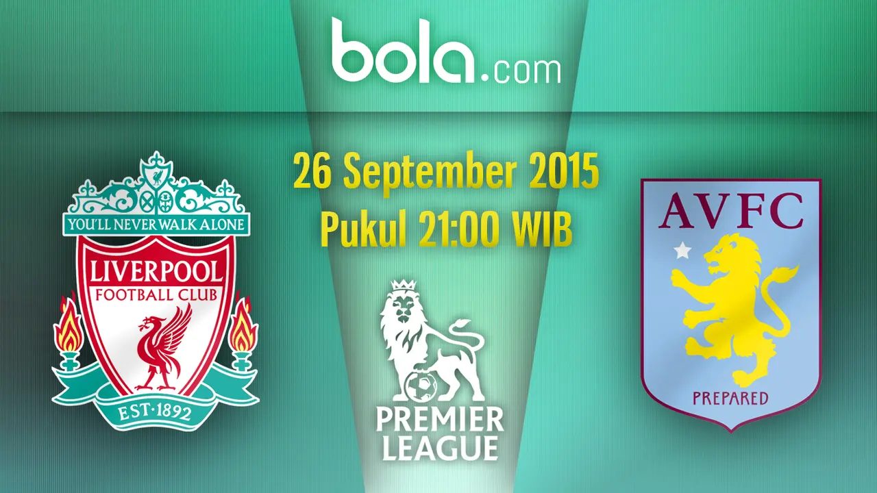Liverpool vs Aston Villa (Bola.com/Samsul Hadi)