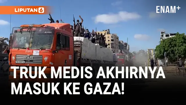 Untuk Pertama Kalinya Truk Medis Masuk ke Gaza!