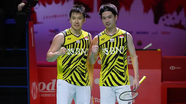 Kevin Sanjaya Sukamuljo/Marcus Fernaldi Gideon - BWF World Tour Finals 2021 - 3 Desember