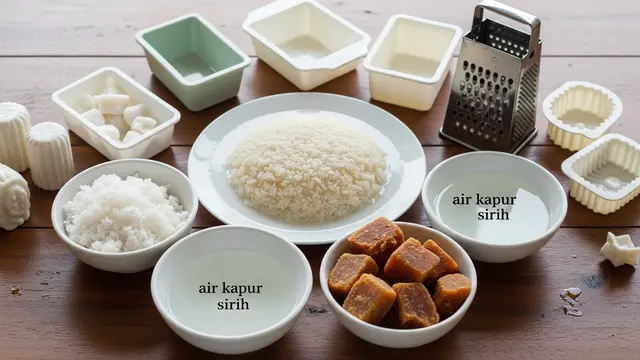 Bahan-bahan Membuat Lupis Tanpa Daun Pisang