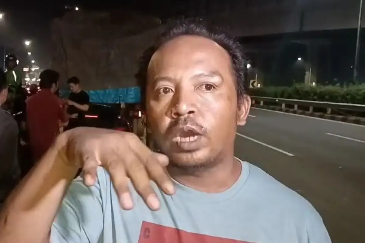 Sopir truk yang ditabrak Porsche.