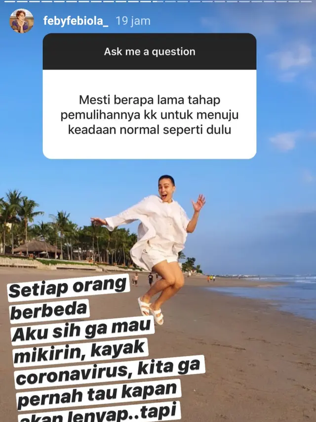 Unggahan Feby Febiola. (Foto: Instagram @febyfebiola_)