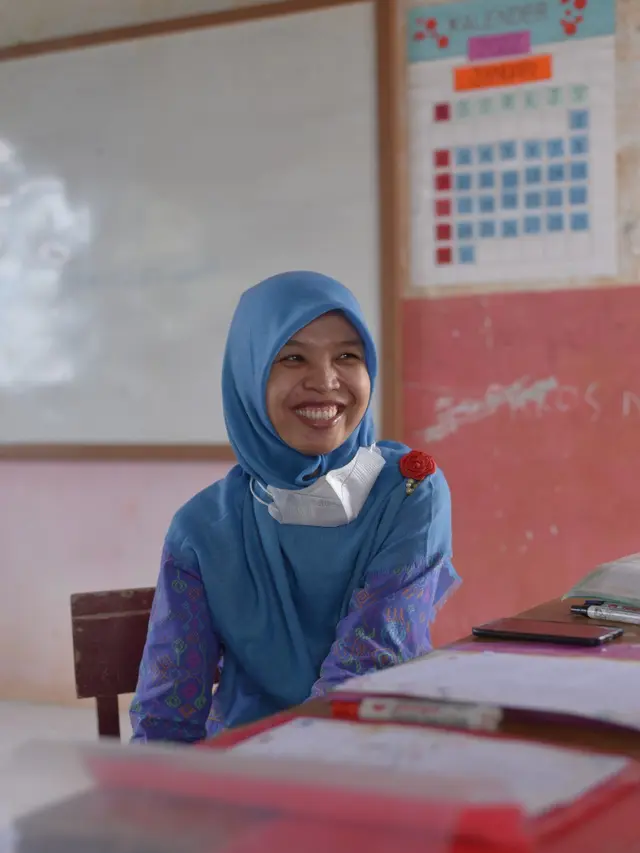 Siti Saudah, Guru SDN Lawinu Tanarara, Sumba Timur, Nusa Tenggara Timur