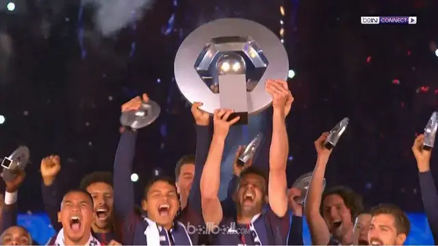 VIDEO: Pesta Juara PSG Setelah Kalah dari Rennes