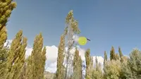 Penampakan benda asing yang diklaim sebagai UFO di Argentina. (Screengrab YouTube)