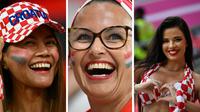 Pesona Fans Cantik dan Seksi Kroasia di Piala Dunia 2022 (AFP Photo)