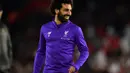 1. Mohammed Salah - Salah menjadi bintang masa depan Liverpool sekarang dan di saat yang akan datang. Pemain 25 tahun tersebut mencetak 50 gol dari 69 laga yang dilakoni. (AFP/Glyn Kirk)