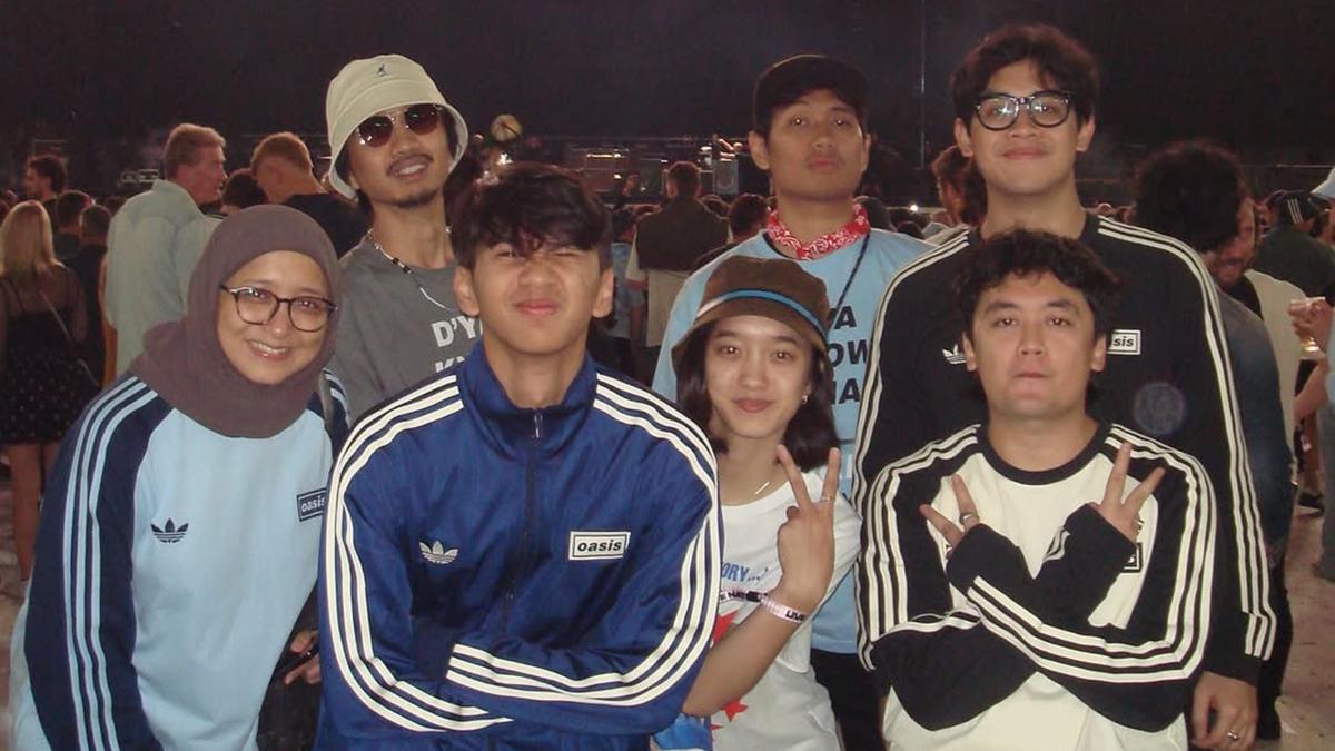 5 Potret Duta Sheila On 7 Nonton Konser OASIS di Australia, Boyong Anak Istri