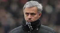 Jose Mourinho berikan pujian terhadap performa yang ditunjukkan Stoke City. (AFP/Lindsey Parnaby)
