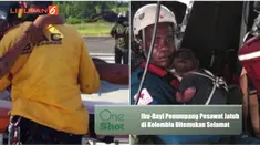 Ibu dan bayi ditemukan selamat setelah mengalami kecelakaan pesawat yang menewaskan sang pilot. Keduanya secara ajaib bertahan hidup di sebuah hutan Kolombia barat selama 5 hari. 