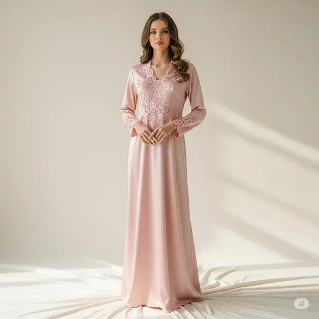 11 Model Baju Satin Kombinasi Brokat Terbaru yang Elegan dan Menawan