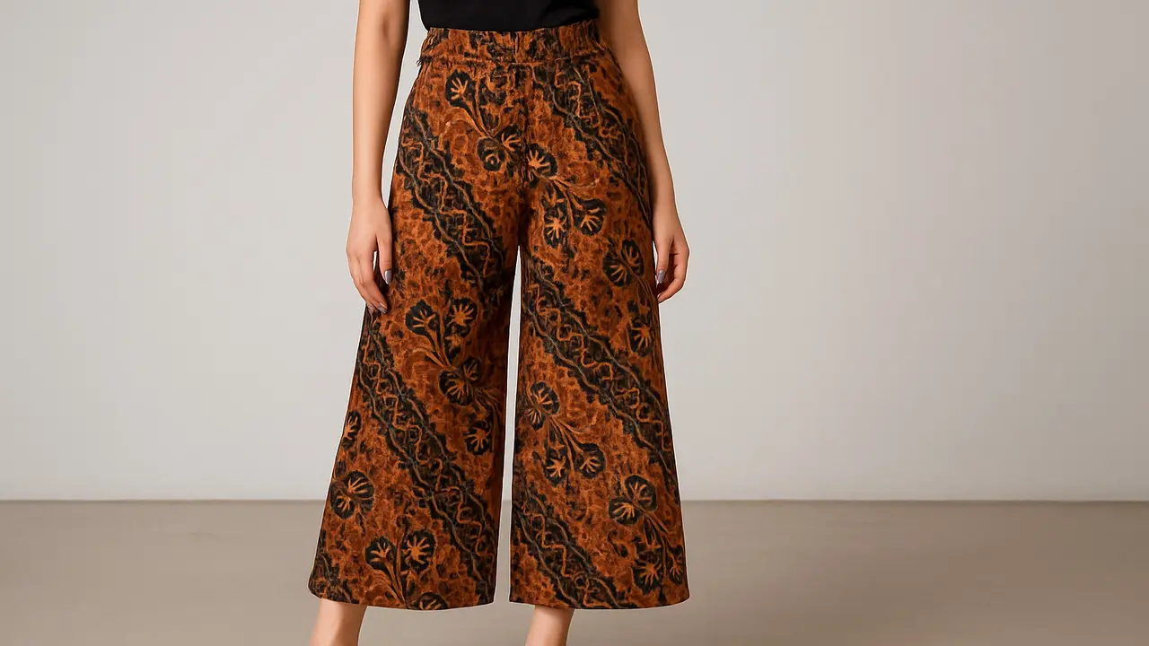 7 Model Kulot Batik Kekinian, Jadi Inspirasi Fashion Masa Kini