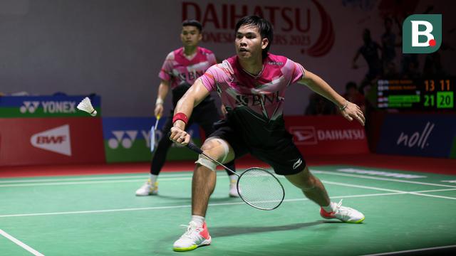 Foto: Fajar/Rian Terhempas, Leo/Daniel Melangkah Sendiri ke Semifinal Indonesia Masters 2023