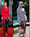 Kombinasi warna outfit sejumlah selebriti ini bisa jadi inspirasi untuk tampil elegan di hari Lebaran. Ada siapa saja? [@therealdisastr-@lestykejora-@aurel.hermansyah]