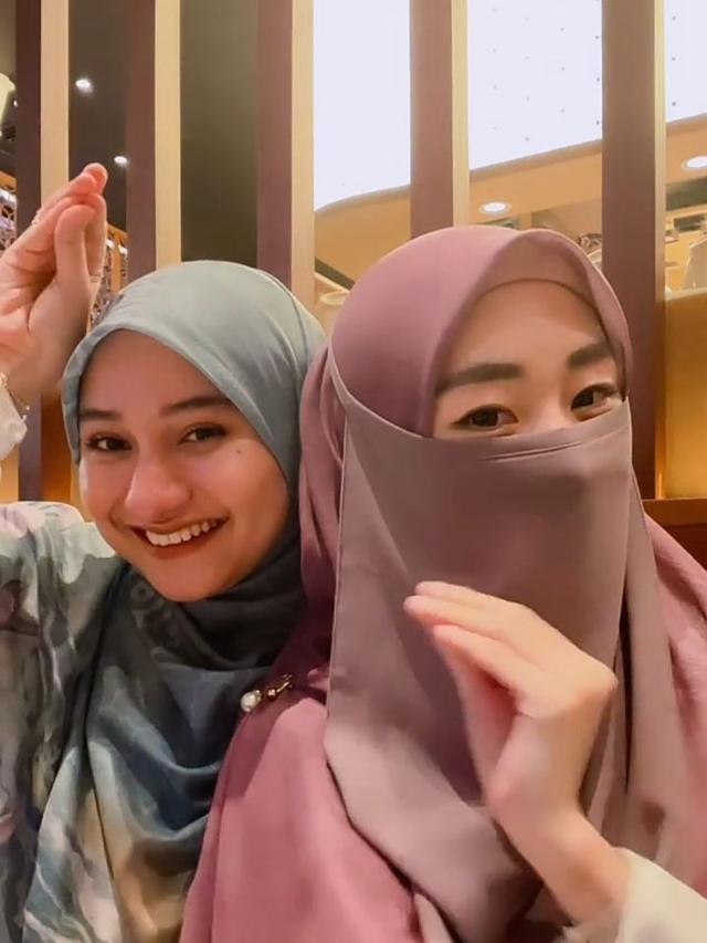 5 Potret Kedekatan Nadzira Shafa Istri Mendiang Ameer Azzikra dan Larissa Chou, Kompak