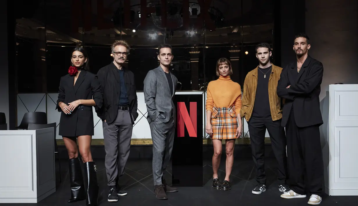 Para pemain serial Berlin, spin-off Money Heist. (Foto: Netflix)
